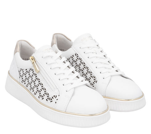 Pantofi sport, dama, REMONTE, D2E03-80, alb, piele naturala