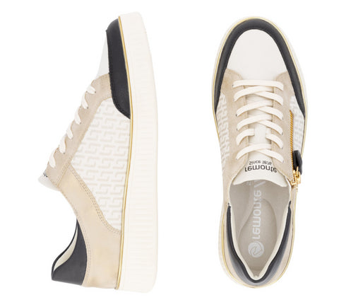 Pantofi sport, dama, REMONTE, D2E04-80, alb, piele naturala