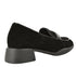 Pantofi casual, dama, FORMAZIONE, 5802 negru, piele intoarsa