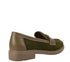Pantofi casual, dama, PASS COLLECTION J970013B, verde, piele naturala
