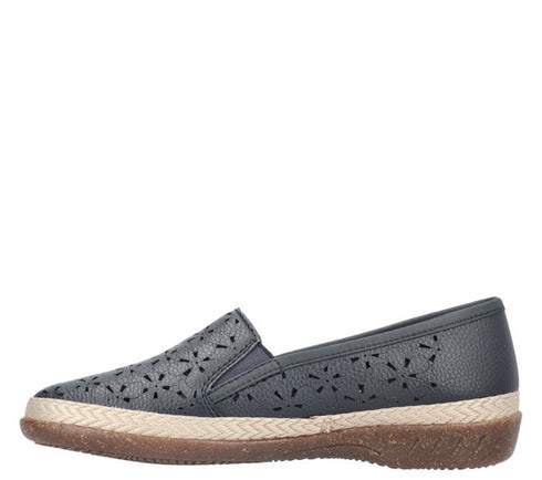 Pantofi casual, dama, RIEKER ANTISTRESS, 47666-14 bleumarin, piele ecologica