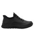 Pantofi sport, femei, RIEKER ANTISTRESS , M5357-00 negru, piele ecologica