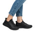 Pantofi sport, femei, RIEKER ANTISTRESS , M5357-00 negru, piele ecologica
