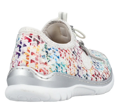 Pantofi sport, dama, RIEKER MEMOSOFT, L3252-90 multicolor, piele ecologica