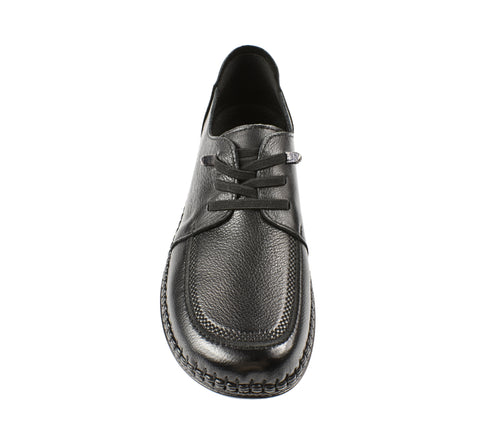 Pantofi casual, dama, ADA SHOES, KM327 negru, piele naturala