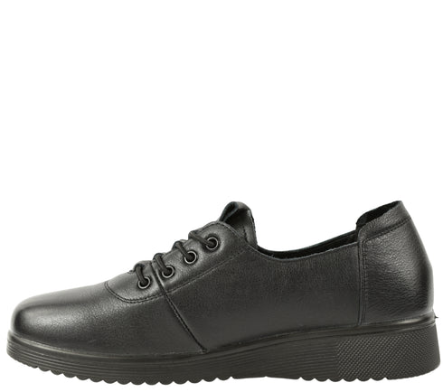 Pantofi casual, dama, FORMAZIONE, 18791 negru, piele naturala