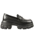 Pantofi casual, dama, FORMAZIONE, KM 1605 negru, piele naturala