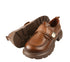 Pantofi casual, dama, FORMAZIONE, KM 6715 maro, piele naturala