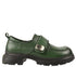 Pantofi casual, dama, FORMAZIONE, KM 6715 verde, piele naturala