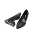 Pantofi eleganti, dama, PASS COLLECTION, XD80003A negru, piele naturala, cu toc