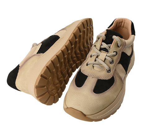 Pantofi sport, dama, ADA SHOES, 2821 negru, piele intoarsa