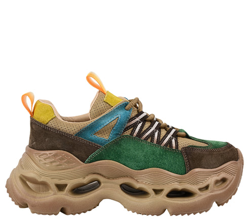 Pantofi sport, dama, FRANCO GERARDO, HY6383 bej, piele intoarsa