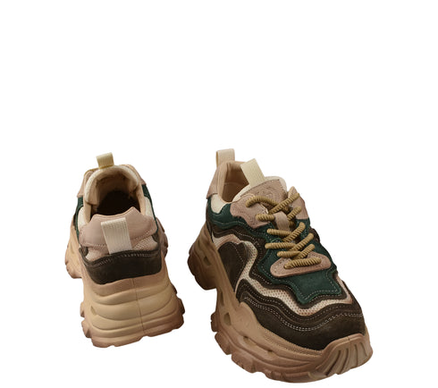 Pantofi sport, dama, FRANCO GERARDO, HY2926 bej, piele intoarsa