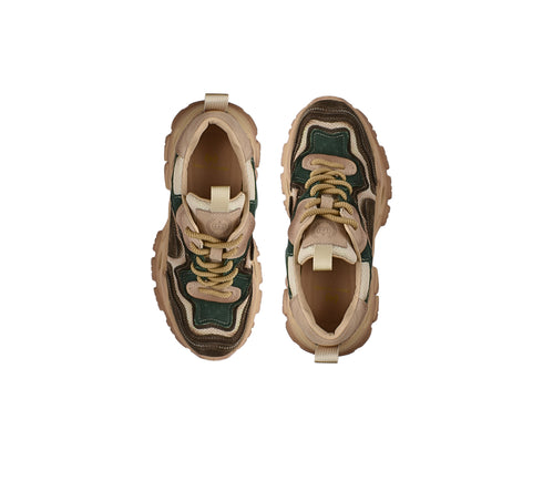 Pantofi sport, dama, FRANCO GERARDO, HY2926 bej, piele intoarsa