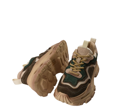 Pantofi sport, dama, FRANCO GERARDO, HY2926 bej, piele intoarsa