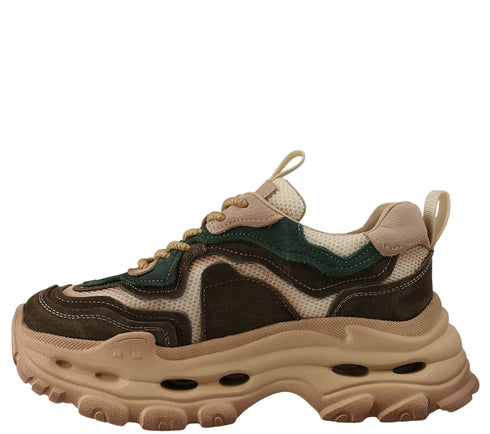 Pantofi sport, dama, FRANCO GERARDO, HY2926 bej, piele intoarsa