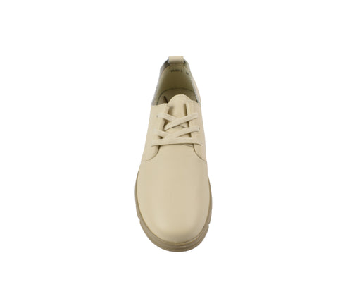 Pantofi casual, dama, ADA SHOES, 251072 crem, piele naturala