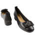 Pantofi casual, dama, ADA SHOES, 510-2 negru, piele naturala, cu toc