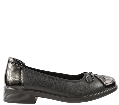 Pantofi eleganti, dama, ADA SHOES, 7805 negru, piele naturala