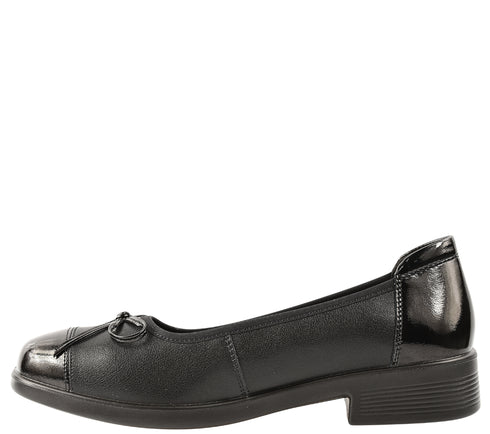 Pantofi eleganti, dama, ADA SHOES, 7805 negru, piele naturala