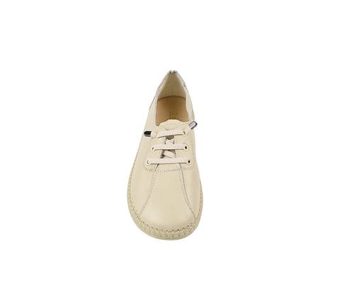 Pantofi casual, dama, ADA SHOES, 2810 crem, piele naturala