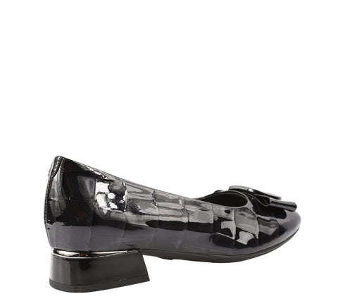 Pantofi eleganti, dama, ADA SHOES, 2321-90 negru, piele lacuita, cu toc