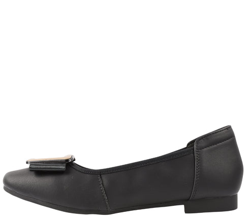 Pantofi casual, dama, ADA SHOES, 2372 negru, piele naturala