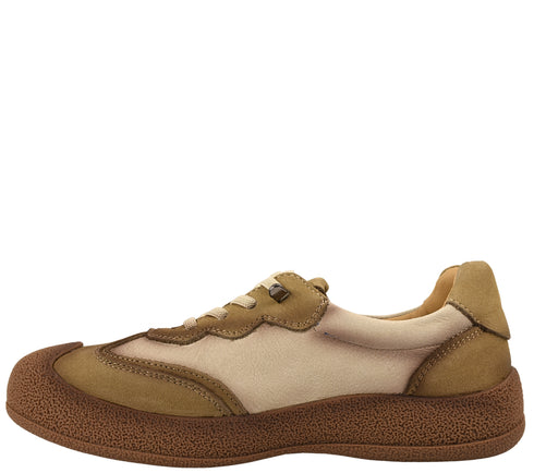 Pantofi sport, dama, ADA SHOES, 65852 bej, piele intoarsa