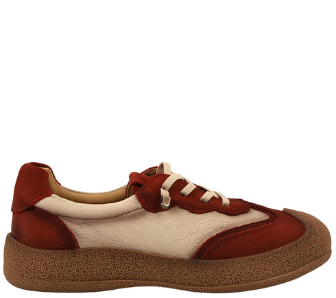 Pantofi sport, dama, FRANCO GERARDO, 65852 rosu, piele intoarsa