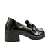Pantofi casual, dama, FORMAZIONE, TP 1128 negru, piele lacuita