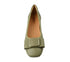 Pantofi casual, dama, PASS COLLECTION, M470020E verde, piele naturala, cu toc