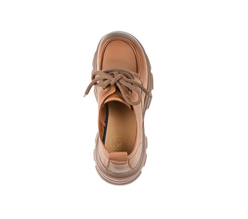 Pantofi casual, dama, FORMAZIONE, KM 1606 maro, piele naturala