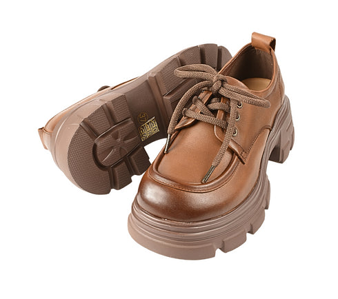 Pantofi casual, dama, FORMAZIONE, KM 1606 maro, piele naturala