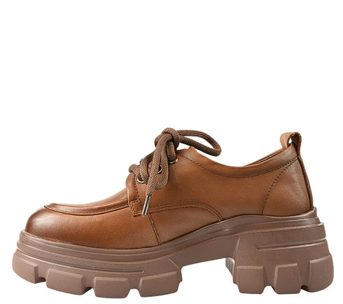 Pantofi casual, dama, FORMAZIONE, KM 1606 maro, piele naturala