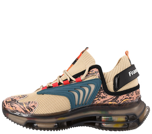 Pantofi sport, dama, FRANCO GERARDO, TF505W crem, textil