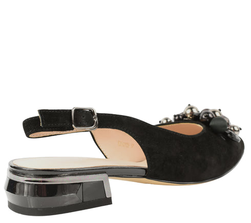 Pantofi casual, dama, EPICA, K360012B negru, piele intoarsa