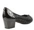 Pantofi eleganti, dama, KARISMA, JI70001B negru, piele lacuita, cu toc