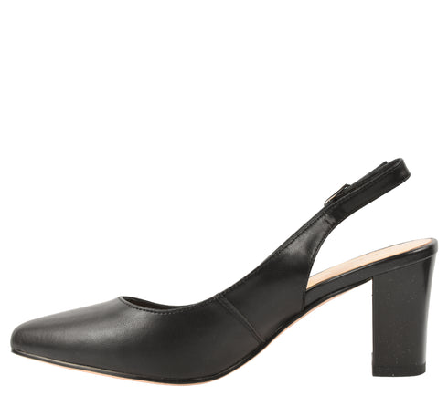 Pantofi eleganti, dama, EPICA, JY60024A negru, piele naturala, toc