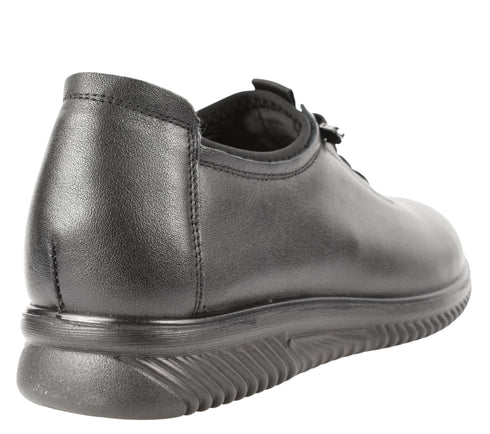 Pantofi casual, dama, FORMAZIONE, 1233 negru, piele naturala