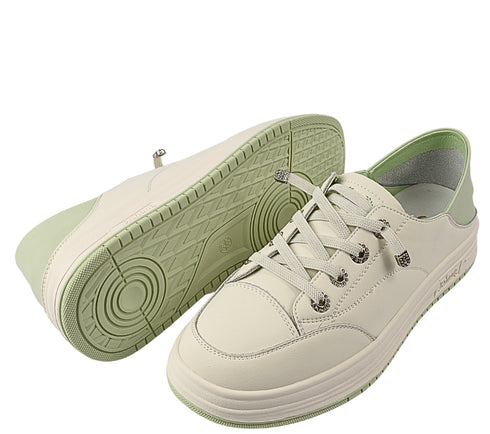 Pantofi sport, dama, FRANCO GERARDO, 89198 verde, piele naturala