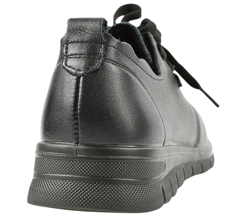 Pantofi casual, dama, FORMAZIONE, 21072 negru, piele naturala