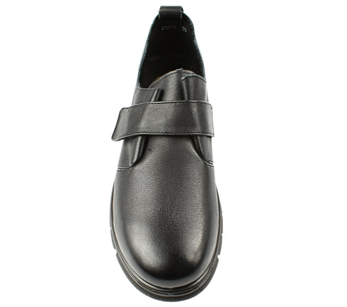 Pantofi casual, dama, FORMAZIONE, 21074 negru, piele naturala