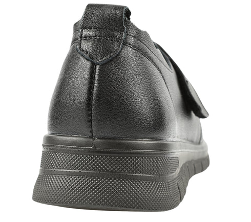 Pantofi casual, dama, FORMAZIONE, 21074 negru, piele naturala