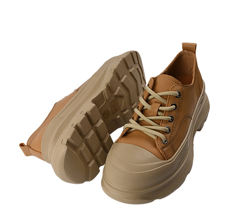 Pantofi sport, dama, FRANCO GERARDO, 6805 maro, piele naturala