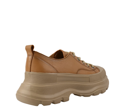 Pantofi sport, dama, FRANCO GERARDO, 6805 maro, piele naturala