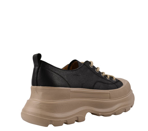 Pantofi sport, dama, FRANCO GERARDO, 6805 negru, piele naturala