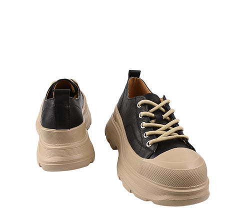 Pantofi sport, dama, FRANCO GERARDO, 6805 negru, piele naturala