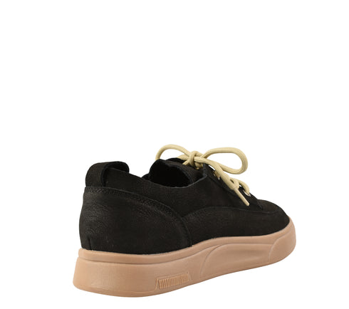 Pantofi casual, dama, FRANCO GERARDO, 2535 negru, piele nabuc