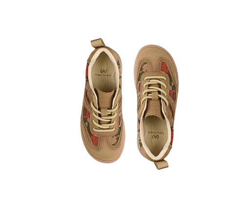 Pantofi sport, dama, FRANCO GERARDO, 2536 bej, piele intoarsa