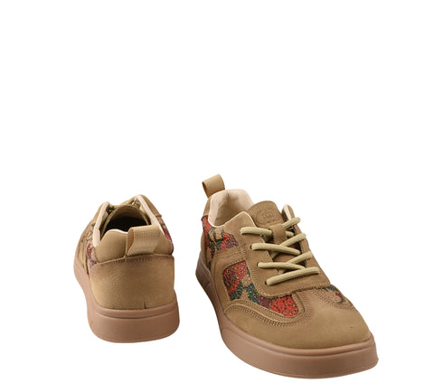 Pantofi sport, dama, FRANCO GERARDO, 2536 bej, piele intoarsa